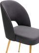 TOV Furniture Swell Dark Grey Velvet Chair-3