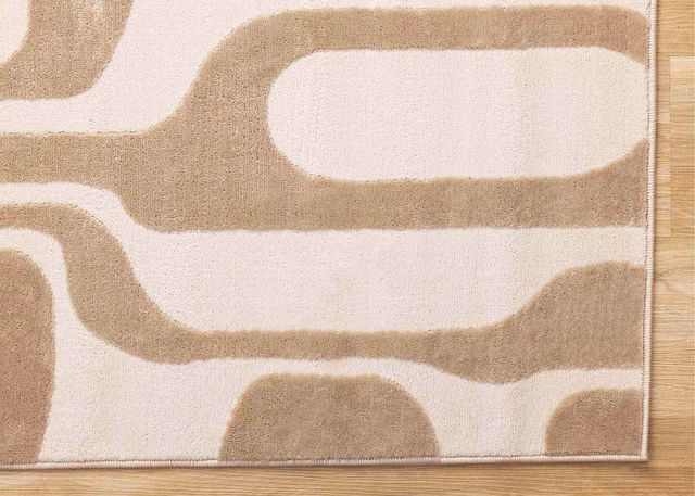 Kalora Interiors Leo Cream 5'x8' Style 2 Area Rug-4