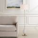 Uttermost® Dewdrop Antique Brass/Ivory Floor Lamp-5