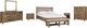 Modus Furniture Roycroft Beige/Harvest Wood California King Bed-1