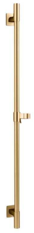 KOHLER® Awaken® Vibrant Brushed Moderne Brass 42" Deluxe Slide Bar-0