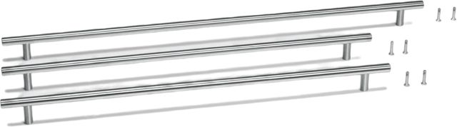 Liebherr Stainless Steel 3-Piece Handle Kit-0