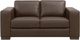 Leather Italia™ Savino Inglewood Vintage Brown Cigar Loveseat-0