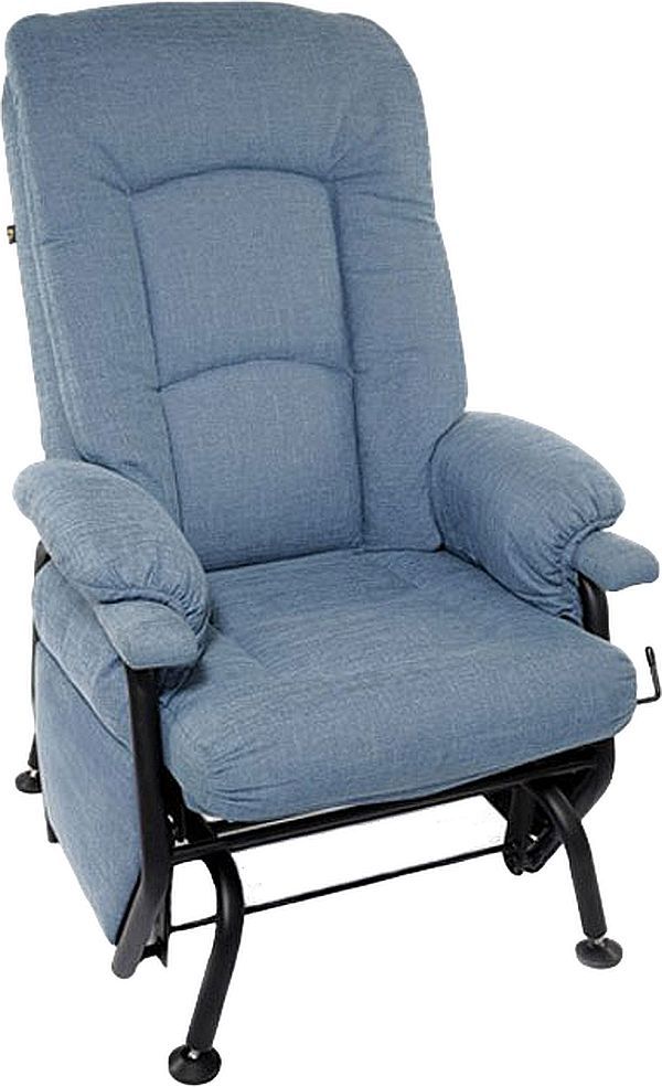 PEL International AGE 76 Series Blue Manual Recliner