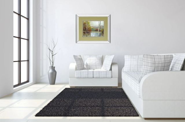 Classy Art Gray Serenade by Edward Selkirk Mirror Framed Wall Art-2