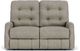 Flexsteel® Devon Silver Pebble Reclining Loveseat-1