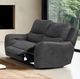Furniture of America® Demetrius Dark Gray Power Loveseat-1