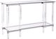 Mazin Furniture Lyrica Clear Glass Sofa Table-0