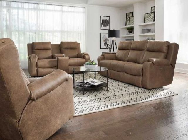 Southern Motion™ Customizable Contour Power Reclining Sofa with Headrest and Next Level-1