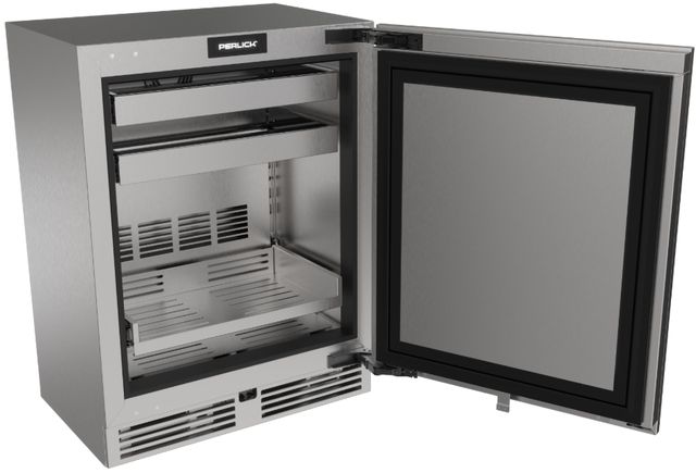 Perlick® G5 Shallow ADA 24" 3.1 Cu. Ft. Panel Ready Built-In Solid Door Beverage Center-1