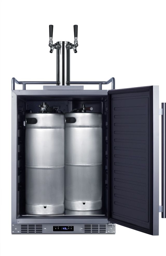 Summit® 24" Stainless Steel Outdoor Kegerator -4