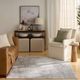 Nourison Home™ Dekor DEK04 Gray 5'x7' Style 3 Area Rug-1