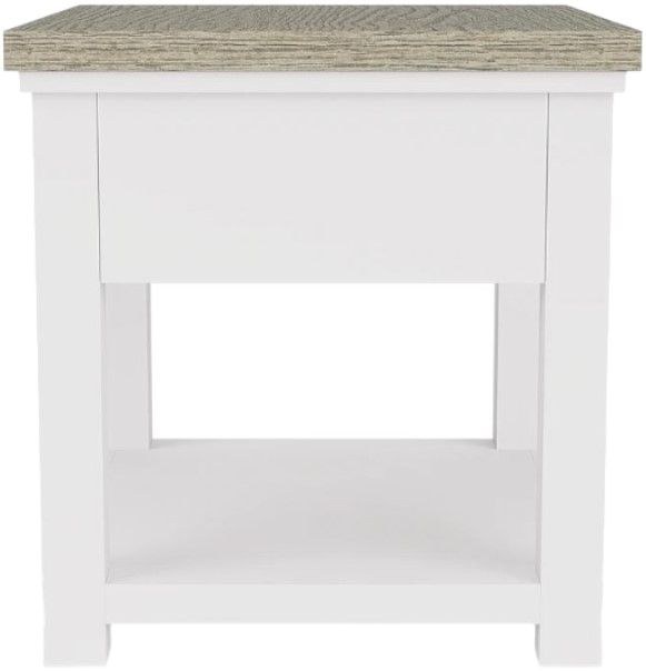 Riverside Furniture Cora Fog Side Table with Cloud Base-3