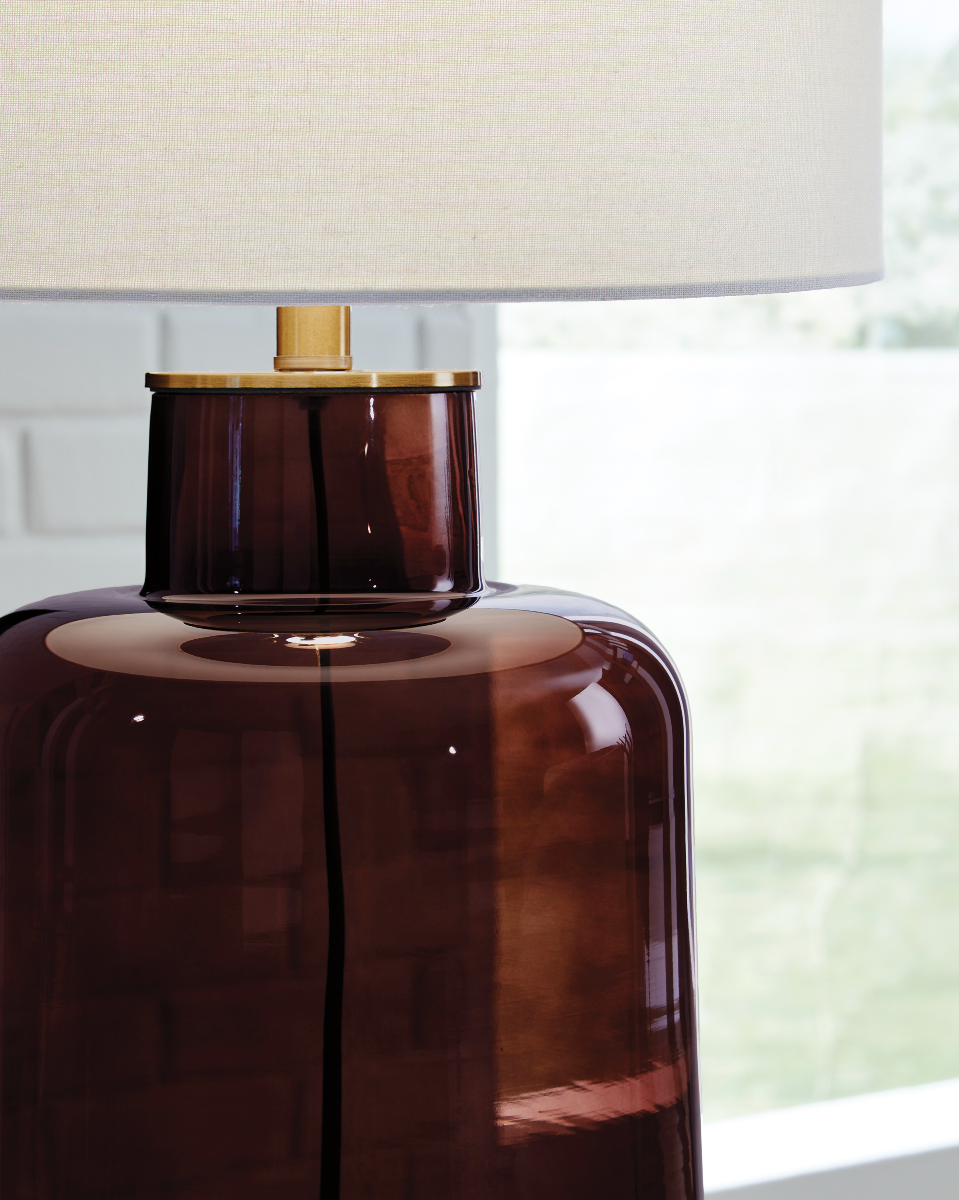 Signature Design by Ashley® Mette Brown/Gold Table Lamp-2