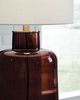 Signature Design by Ashley® Mette Brown/Gold Table Lamp-1