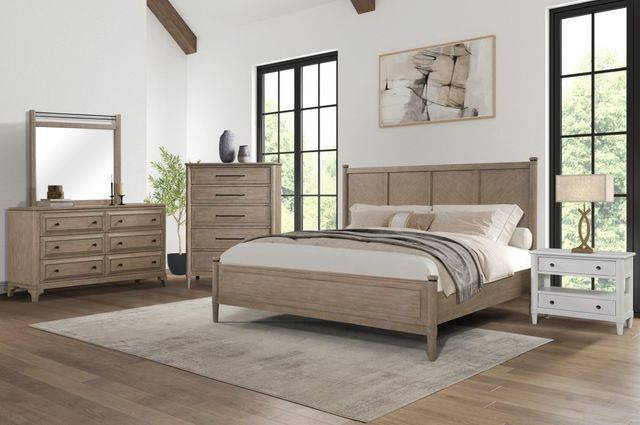 Bernards Citrus Heights Sand Modern Dresser-1