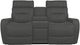 La-Z-Boy® Baron Blue Grey Leather Power Wall Reclining Loveseat with Console, Headrest and Lumbar-1