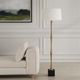 Uttermost® Shino Antique Brass Floor Lamp-1