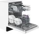 Beko 24" White Front Control Built In Dishwasher-2