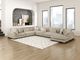 Homelegance® Tinley 6-Piece Brown Modular Sectional and Chaise-1