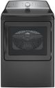 GE Profile™ 7.4 Cu. Ft. Diamond Gray Vented Electric Dryer with Sanitize Cycle and Sensor Dry-0