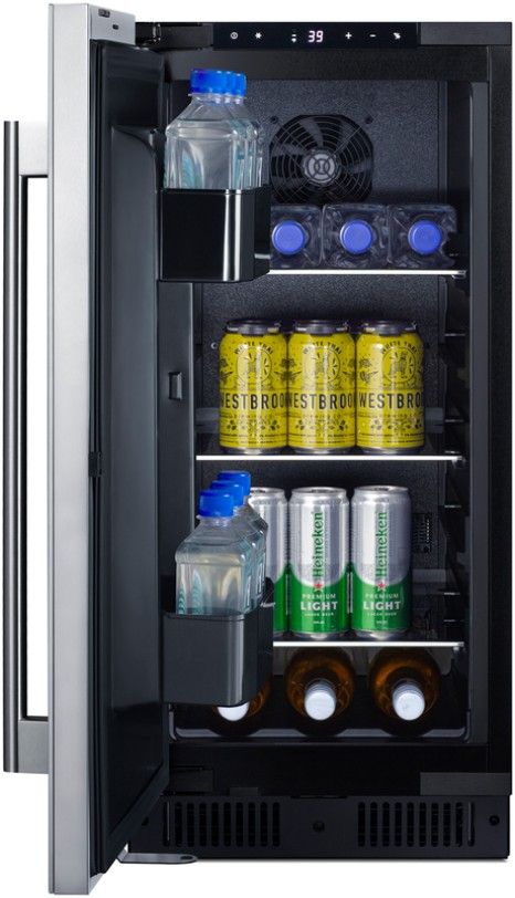 Summit® 15” 2.5 Cu. Ft. Stainless Steel ADA Compliant Under the Counter Refrigerator-4