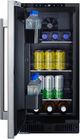 Summit® 15” 2.5 Cu. Ft. Stainless Steel ADA Compliant Under the Counter Refrigerator-4