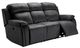 New Classic® Home Furnishings Tango Shadow Dual Manual Recliner Sofa-0