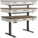 Intercon Drake French Oak/Rustic Gray Lift Desk-2