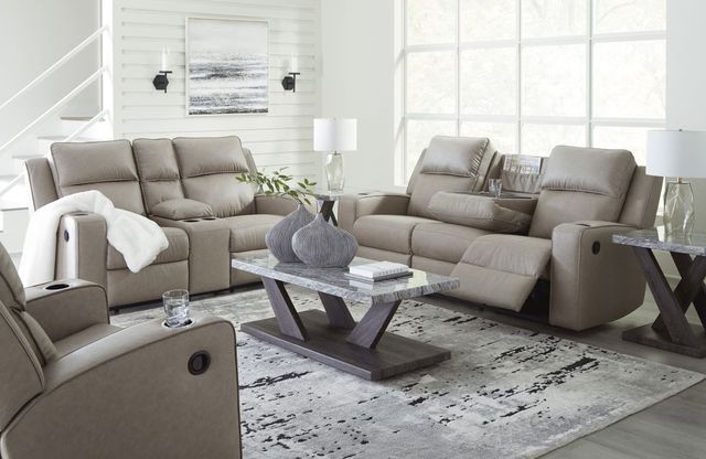 Signature Design by Ashley® Lavenhorne Pebble Manual Recliner-0