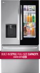LG 36 in. 25.5 Cu. Ft. PrintProof™ Stainless Steel Smart InstaView® Counter Depth French Door Refrigerator-4