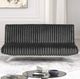 Furniture of America® Villeneuve Charcoal Futon Sofa Bed-1