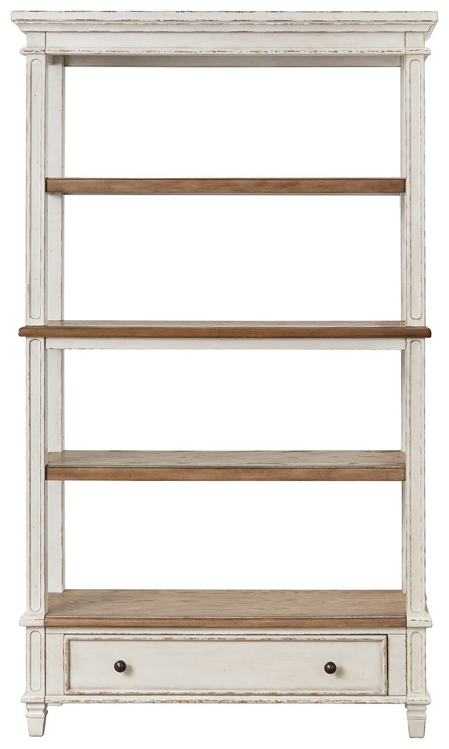 Signature Design by Ashley® Realyn 2-Piece White/Brown Home Office Set-2