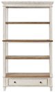Signature Design by Ashley® Realyn 2-Piece White/Brown Home Office Set-2