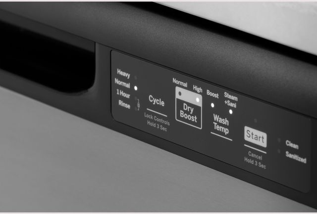 GE® 24" Stainless Steel Front Control Built In Dishwasher-5