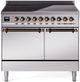 Ilve® Nostalgie II Series 40" Stainless Steel Pro Style Induction Range-0