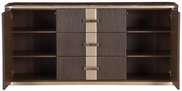 Michael Amini® West Kensington Medium Espresso Sideboard-2