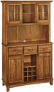 homestyles® Buffet Of Buffets Brown Server with Hutch-0