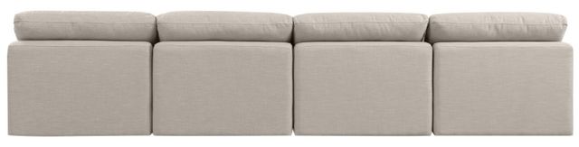 Meridian Furniture Indulge 4-Piece Beige Armless Sofa-1