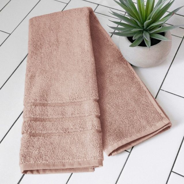 Cariloha Blush Viscose and Turkish Cotton Blend Hand Towel-4