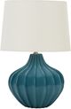 Monarch Specialties Inc. 24"H Blue Ceramic Table Lamp-0