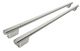 KitchenAid® 42" Monochromatic Stainless Steel Built-In Side-by-Side Refrigerator Handle Kit-0
