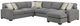 Emerald Home Repose 3-Piece Storm Gray Right-Arm Facing Sectional and Chaise-0