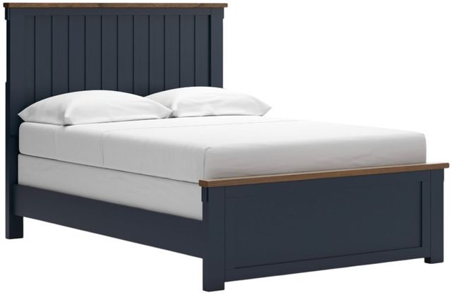 Signature Design by Ashley® Landocken Blue/Brown Youth Full Panel Bed-0