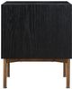 Armen Living Carnaby Black Brushed/Bronze Nightstand -2