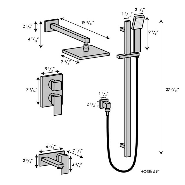 ZLINE Bliss Brushed Nickel Shower System-4
