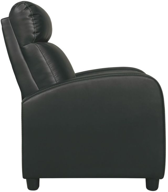 Signature Design by Ashley® Declo Black Low Leg Recliner-1