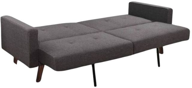 Milton Greens Stars Gray Split Back Button Tufted Futon Couch-2
