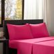 Olliix by Intelligent Design Pink Full Microfiber All Season Wrinkle-Free Sheet Set-1