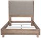 Michael Amini® Hudson Ferry Driftwood/Slate Gray California King Upholstered Panel Bed-2